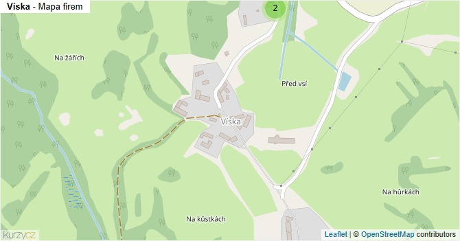 Víska - mapa firem