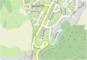 K Rondelu v obci Nová Ves pod Pleší - mapa ulice