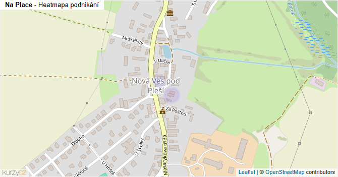 Na Place - mapa podnikání
