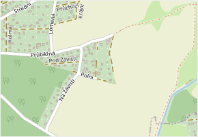 Polní v obci Nová Ves pod Pleší - mapa ulice