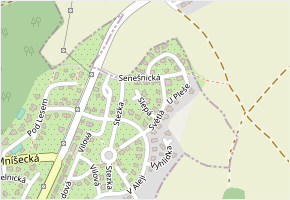 Slepá v obci Nová Ves pod Pleší - mapa ulice