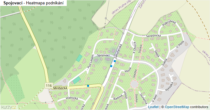 Spojovací - mapa podnikání