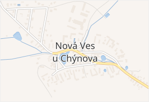 Nová Ves u Chýnova v obci Nová Ves u Chýnova - mapa části obce