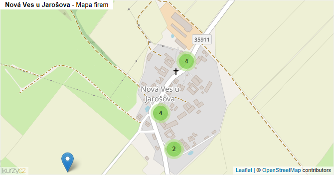 Nová Ves u Jarošova - mapa firem
