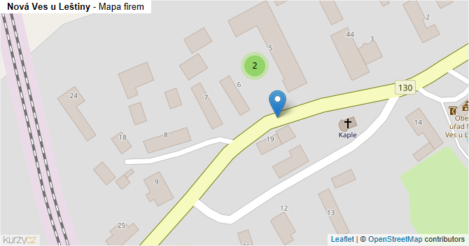 Nová Ves u Leštiny - mapa firem