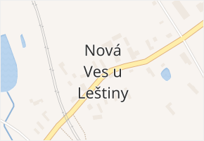 Nová Ves u Leštiny v obci Nová Ves u Leštiny - mapa části obce