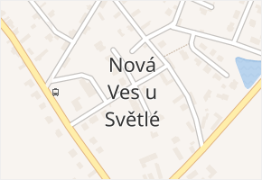 Nová Ves u Světlé v obci Nová Ves u Světlé - mapa části obce