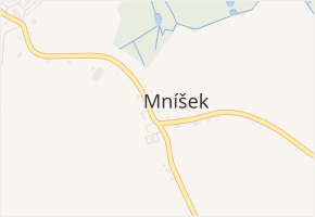 Mníšek v obci Nová Ves v Horách - mapa části obce