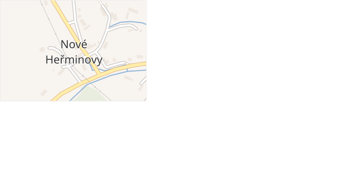 Nové Heřminovy v obci Nové Heřminovy - mapa části obce