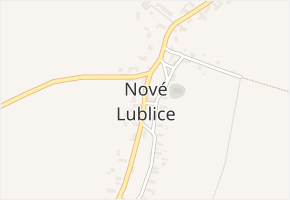 Nové Lublice v obci Nové Lublice - mapa části obce