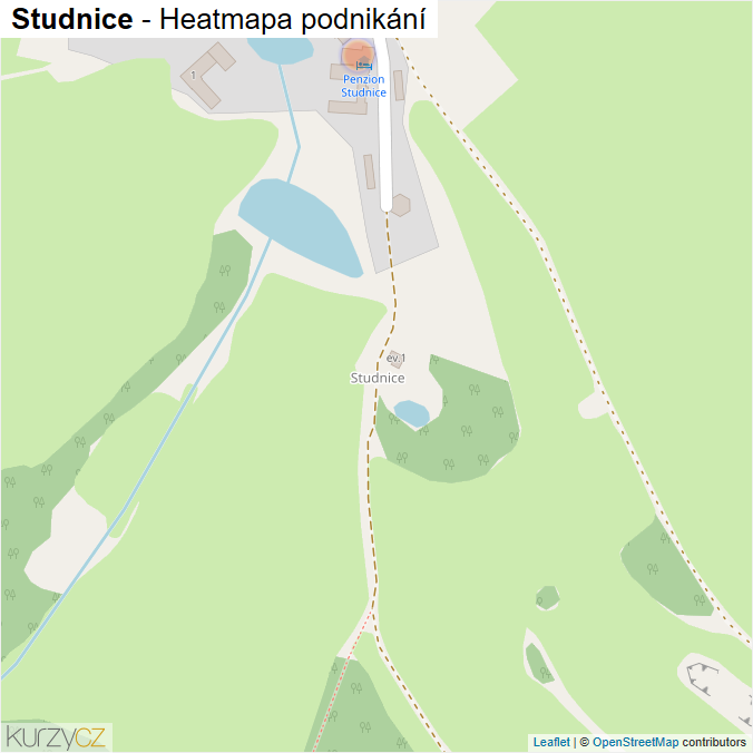 Mapa Studnice - Firmy v části obce.
