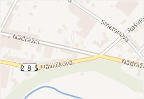 Nádražní v obci Nové Město nad Metují - mapa ulice