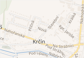 Nová v obci Nové Město nad Metují - mapa ulice