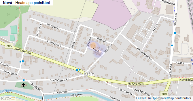 Nová - mapa podnikání