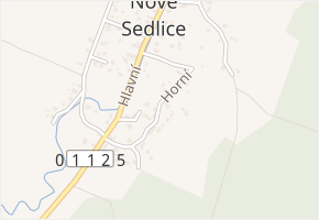 Horní v obci Nové Sedlice - mapa ulice