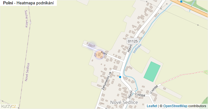 Polní - mapa podnikání