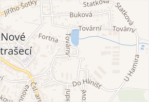 Tovární v obci Nové Strašecí - mapa ulice