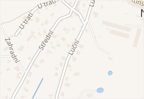 Luční v obci Novosedlice - mapa ulice