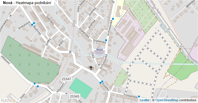 Nová - mapa podnikání
