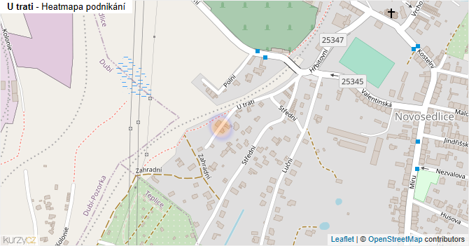 U trati - mapa podnikání