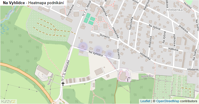 Na Vyhlídce - mapa podnikání