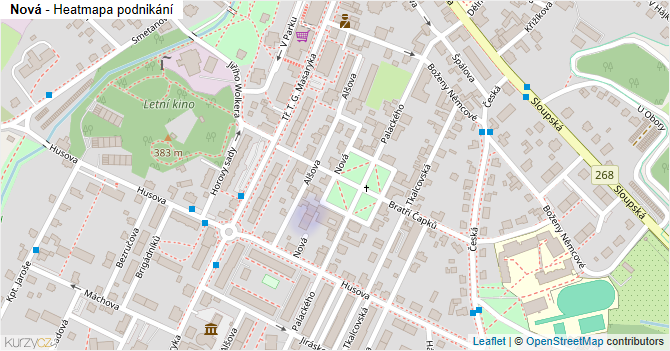 Nová - mapa podnikání