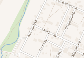 Sadová v obci Nový Bor - mapa ulice