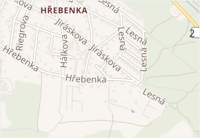 U Kapličky v obci Nový Bor - mapa ulice