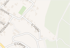 V Hájku v obci Nový Bor - mapa ulice