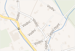 Vodní v obci Nový Bor - mapa ulice