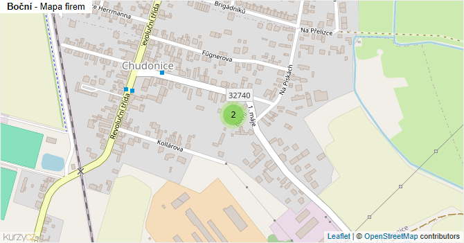 Boční - mapa firem