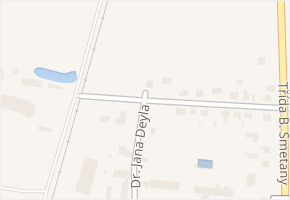 Dr. Jana Deyla v obci Nový Bydžov - mapa ulice