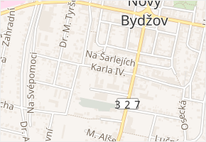 Karla IV. v obci Nový Bydžov - mapa ulice