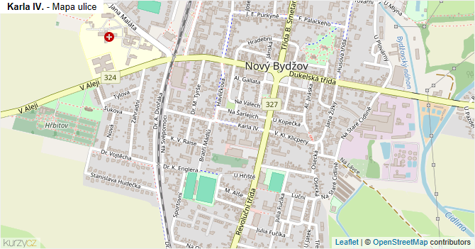 Karla IV. - mapa ulice