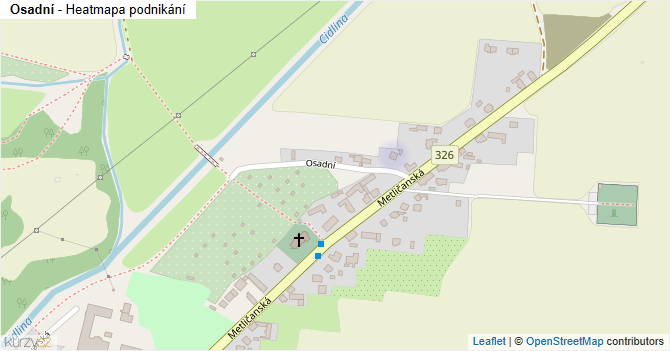 Osadní - mapa podnikání