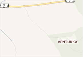 Samota Venturka v obci Nový Bydžov - mapa ulice