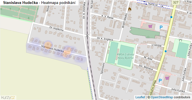 Stanislava Hudečka - mapa podnikání