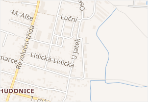 U Jatek v obci Nový Bydžov - mapa ulice