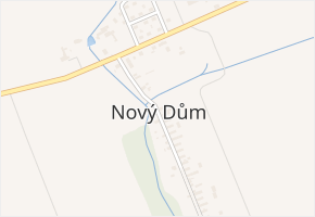 Nový Dům v obci Nový Dům - mapa části obce