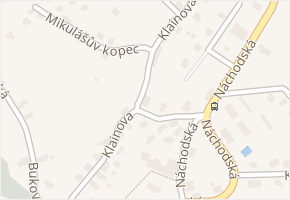 Klainova v obci Nový Hrádek - mapa ulice