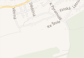 Ke Štole v obci Nový Jáchymov - mapa ulice