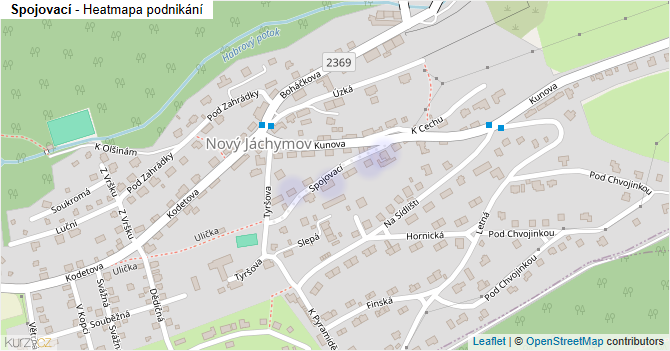 Spojovací - mapa podnikání