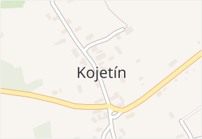Kojetín v obci Nový Jičín - mapa části obce