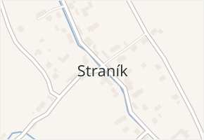 Straník v obci Nový Jičín - mapa části obce