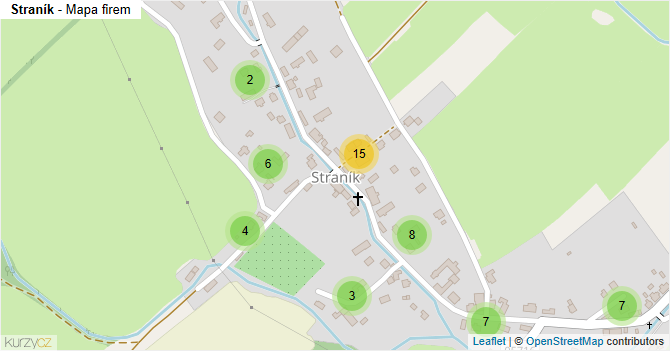 Straník - mapa firem