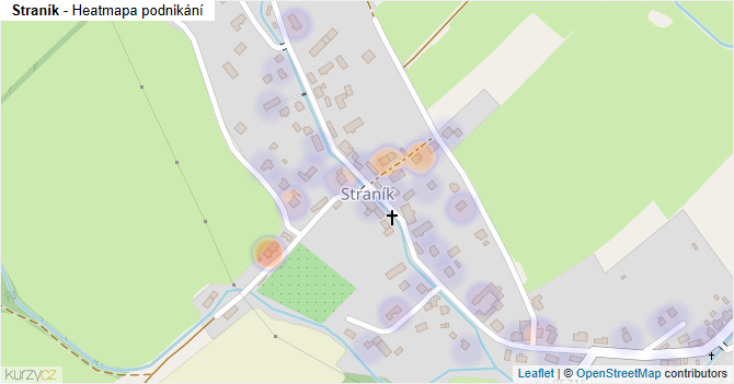Straník - mapa podnikání