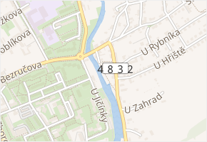 U Mostu v obci Nový Jičín - mapa ulice