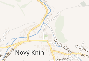 Kostelní v obci Nový Knín - mapa ulice