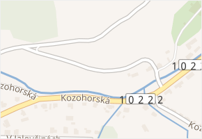 Kozohorská v obci Nový Knín - mapa ulice