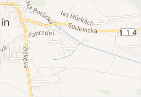 Za Salašem v obci Nový Knín - mapa ulice